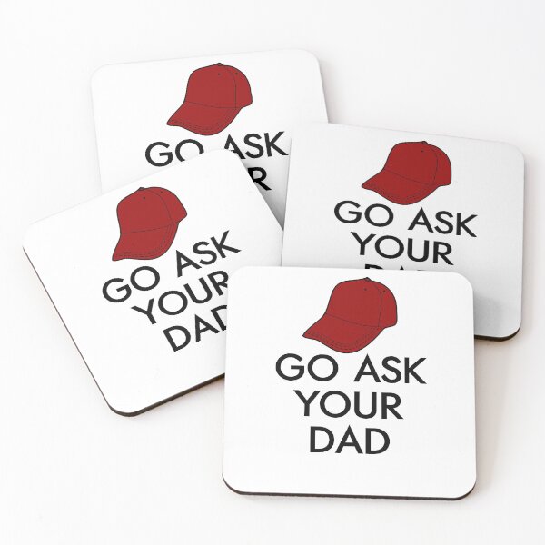 Item preview, Go Ask Your Dad Red Hat designed and sold by TakoDesigns.