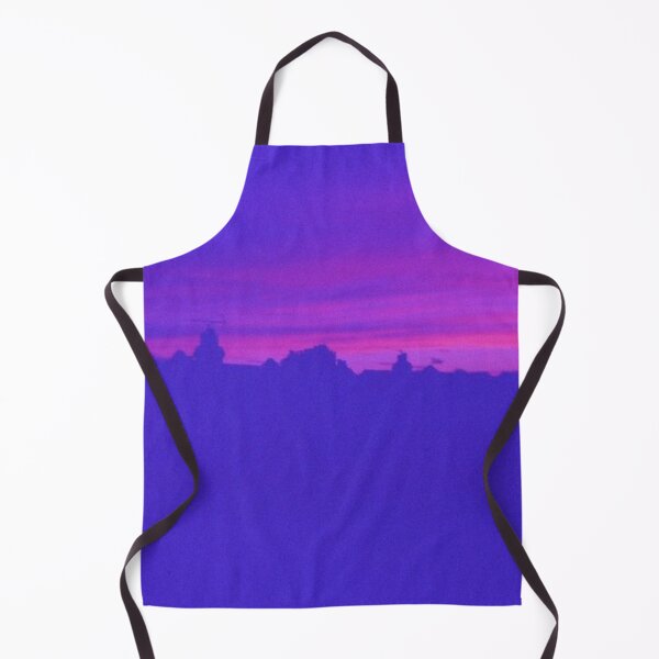 Item preview, Grainey Purple Pink London Roof top sunset silhouette Photograph. designed and sold by CreatedbyJR.