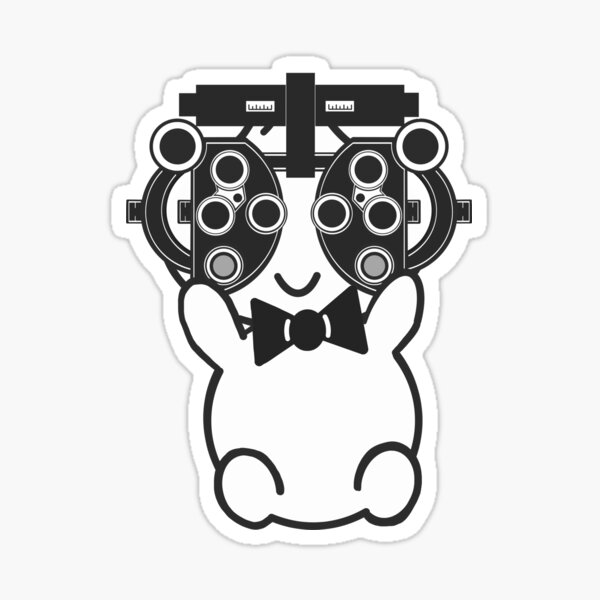 Dr. Bao Needs His Eye Exam Too! Sticker
