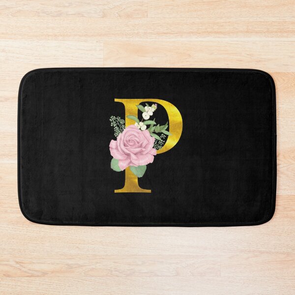 Item preview, Gold Floral Letter P | Wedding Letters designed and sold by SerendipityNow.