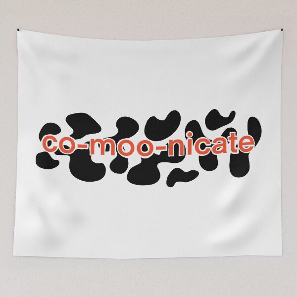 Item preview, Co-Moo-Nicate  designed and sold by FriendsList.