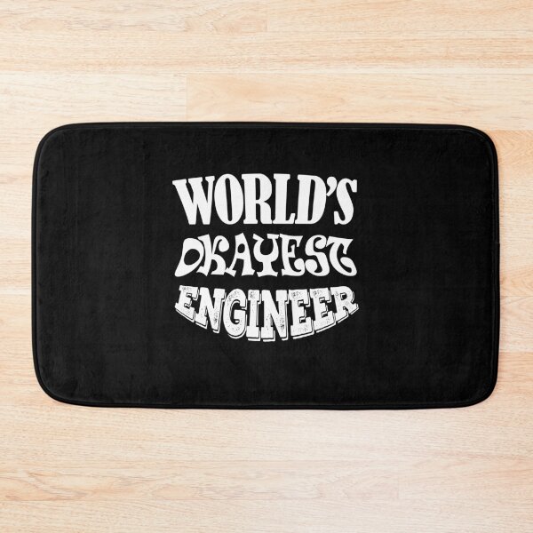 Item preview, Worlds Okayest Engineer designed and sold by Roy Zen.