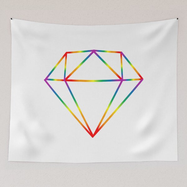 Item preview, Rainbow Pride Diamond LGBT Graphic designed and sold by alex96207.