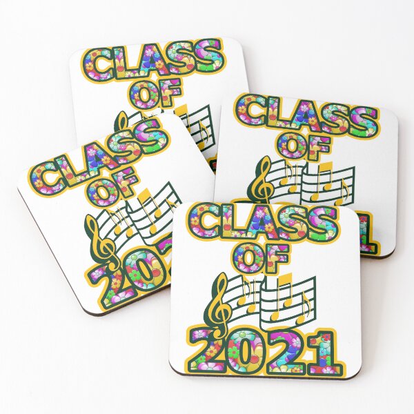 Item preview, Class of 2021 in school colors gold and green - Musical designed and sold by ittybittyowl.