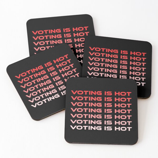 Item preview, VOTING IS HOT designed and sold by MJLdesigns.