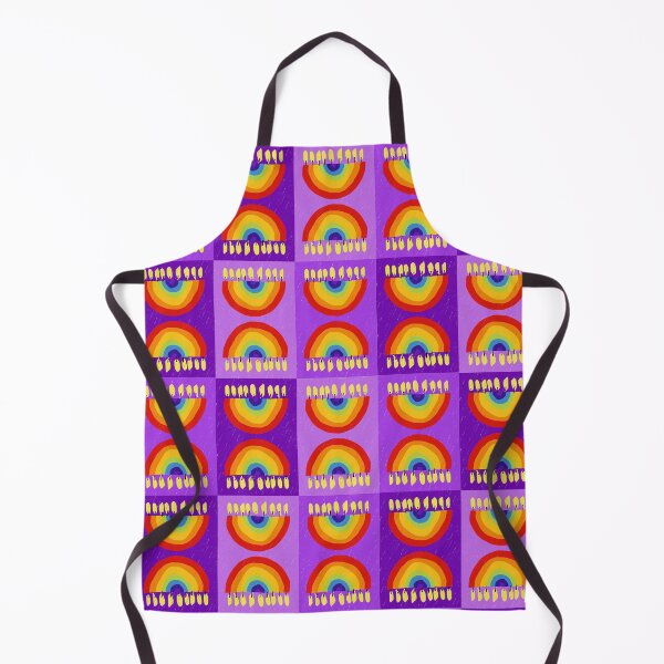 Item preview, Rainbow Chanukiah Purples Grid designed and sold by TillaCrowne.