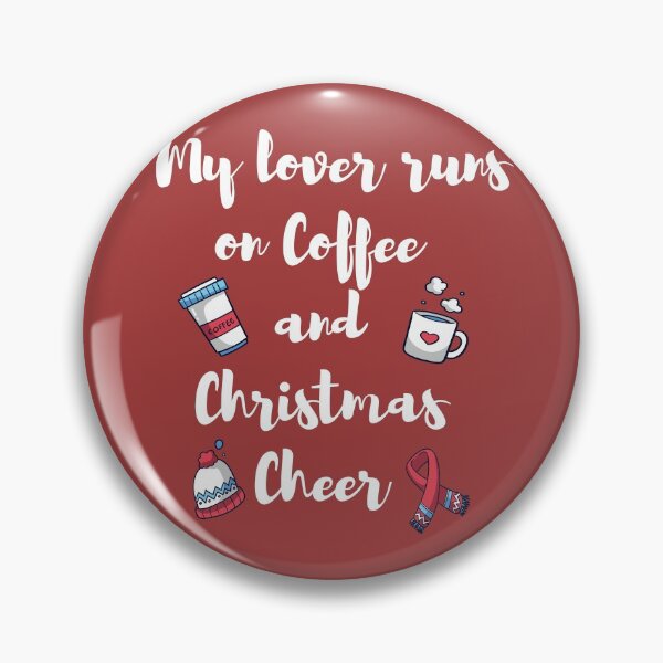 Artikelvorschau, Mein Geliebter läuft auf Kaffee und Weihnachtsfreude entworfen und verkauft von MagicShirts.