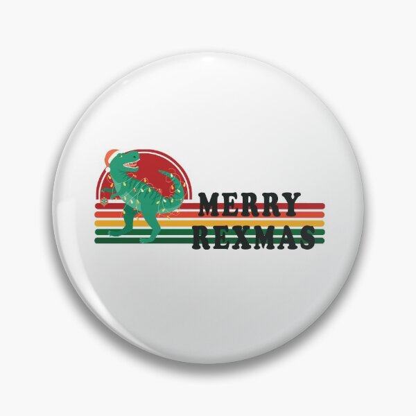 Item preview, Merry Rexmas T-rex wrapped in Christmas Lights  designed and sold by Katherine Winner.