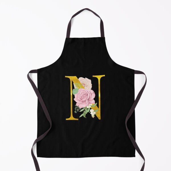 Item preview, Gold Floral Letter N | Wedding Letters designed and sold by SerendipityNow.