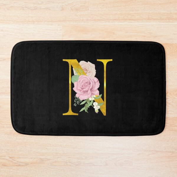 Item preview, Gold Floral Letter N | Wedding Letters designed and sold by SerendipityNow.