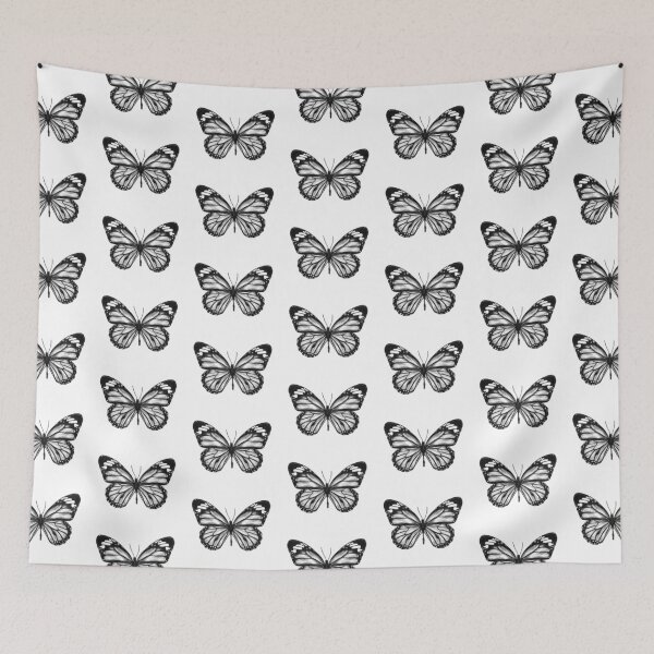 Item preview, Black and White Monarch Butterfly designed and sold by loriarts.
