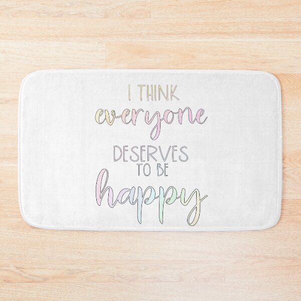 Item preview, Trolls-Inspired "Everyone Deserves To Be Happy" designed and sold by mulberrydragon.