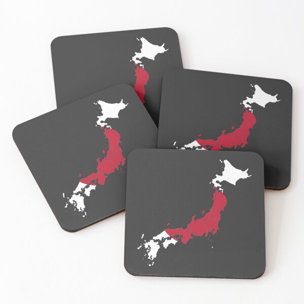 Item preview, Japan Flag Map with regions designed and sold by Alo.