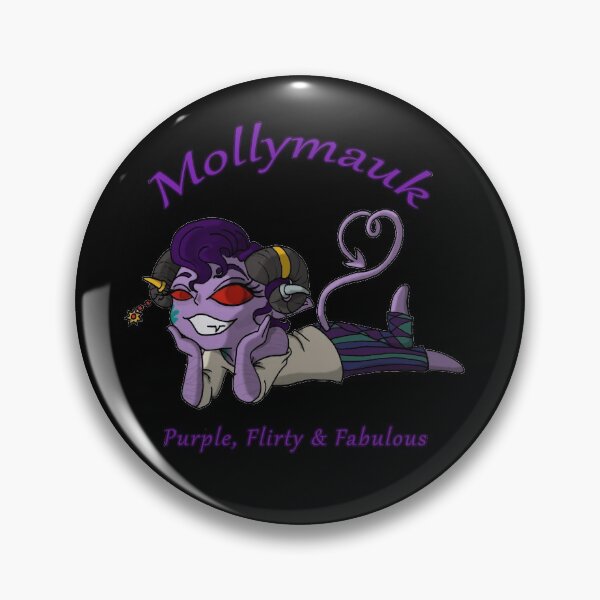 Item preview, Mollymauk - Purple, Flirty & Fabulous designed and sold by Shainamation.