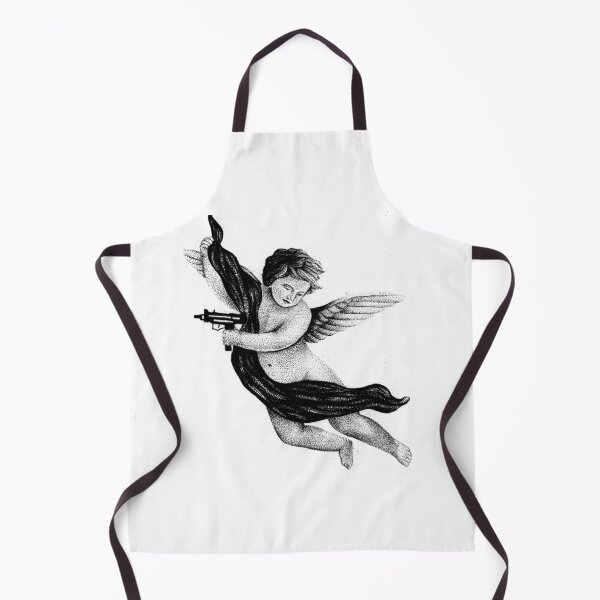 Item preview, Angel with a cannon designed and sold by Medovskayatatto.