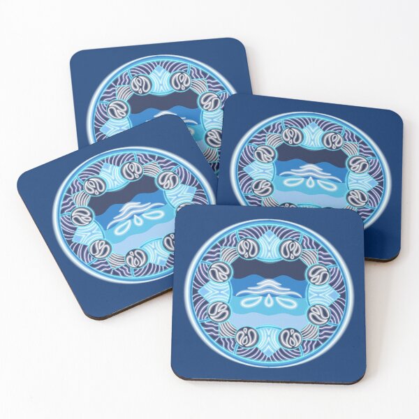 Item preview, Neon Magic Circle - Water designed and sold by madisondraws.