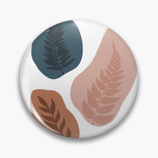 Item preview, Neutral Colour Block Leaf Silhouettes designed and sold by juvenilepeace.