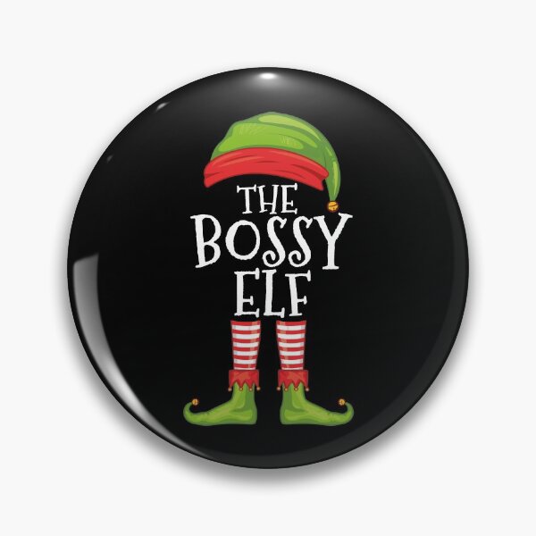 Item preview, The Bossy Elf Funny Christmas Matching Gift designed and sold by OdmiDesign.