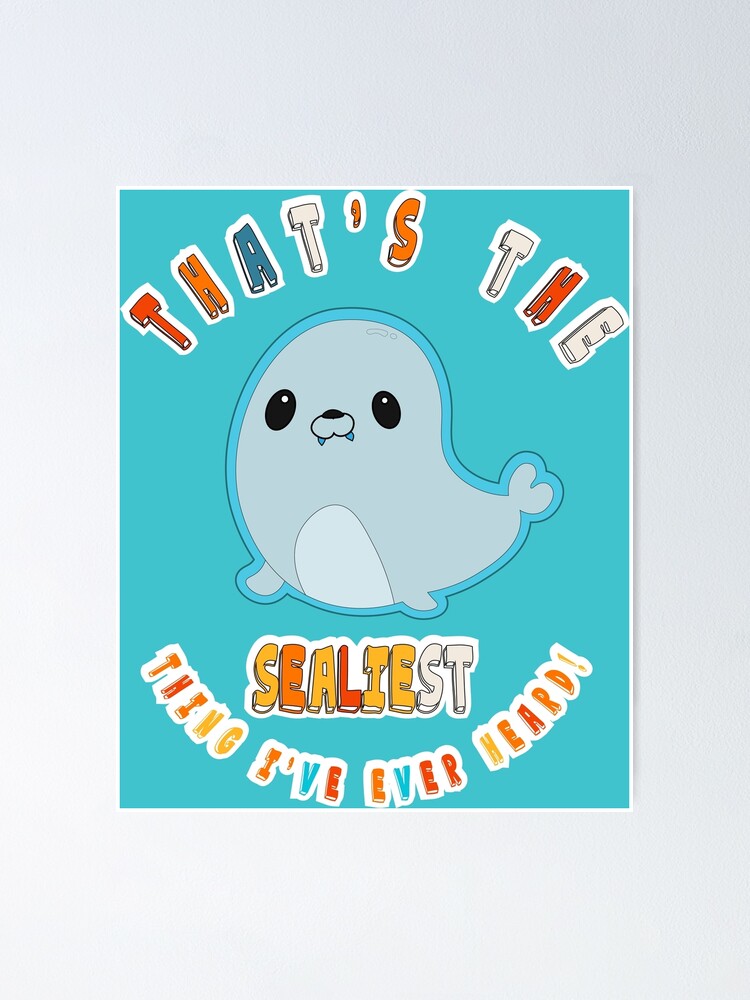 Details about   Novelty Animal Tote Bag Seal Of Approval Pun Joke Slogan Cute Fun 