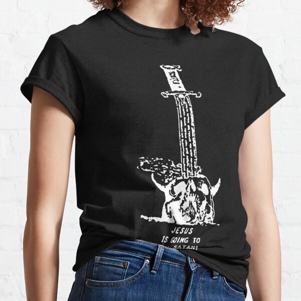 KILL SATAN (White lines) Classic T-Shirt