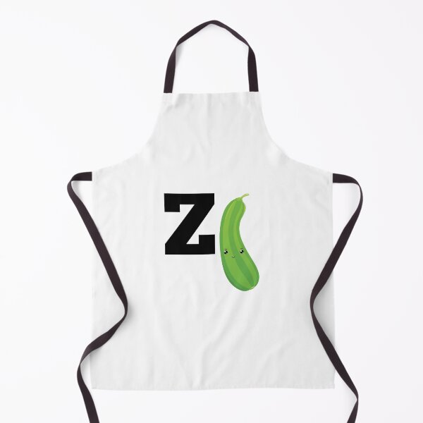 Item preview, Cute Kawaii Z is for Zucchini designed and sold by Hedgie Designs.