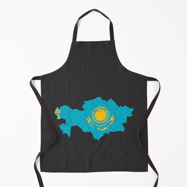 Item preview, Kazakhstan Flag Map with regions designed and sold by Alo.