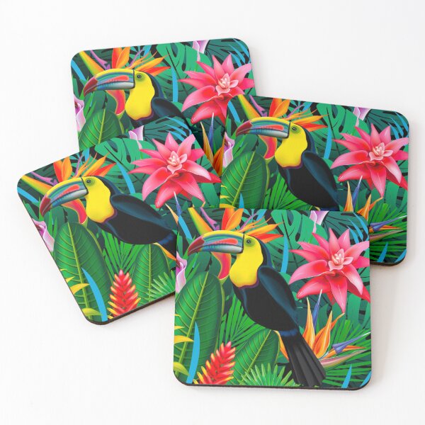 Item preview, Tropical Toucan Lovers designed and sold by MarcSabuncu.