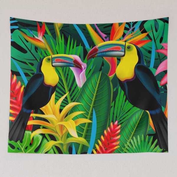 Item preview, Tropical Toucan Lovers designed and sold by MarcSabuncu.