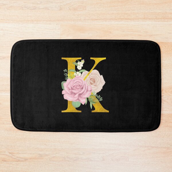 Item preview, Gold Floral Letter K | Wedding Letters designed and sold by SerendipityNow.