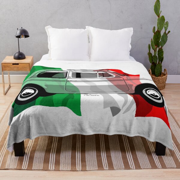 Item preview, Fiat 500 Italian flag designed and sold by car2oonz.