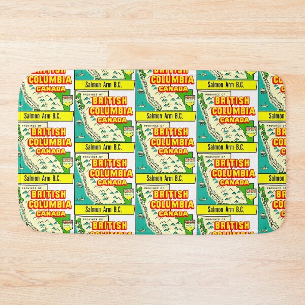 Item preview, Salmon Arm BC Vintage Travel Decal designed and sold by hilda74.