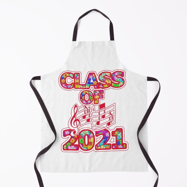 Item preview, Class of 2021 in school colors white and red - Musical designed and sold by ittybittyowl.