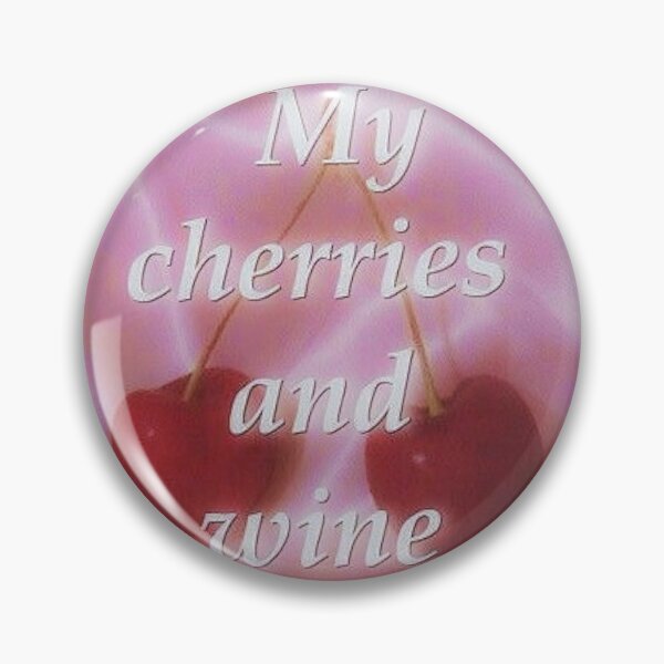 Item preview, Y2K Cherries And Wine Sticker designed and sold by An oue.
