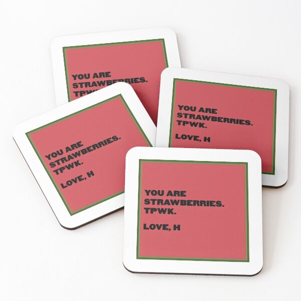 Item preview, YOU ARE STRAWBERRIES. TPWK. LOVE, H designed and sold by kissyhan.