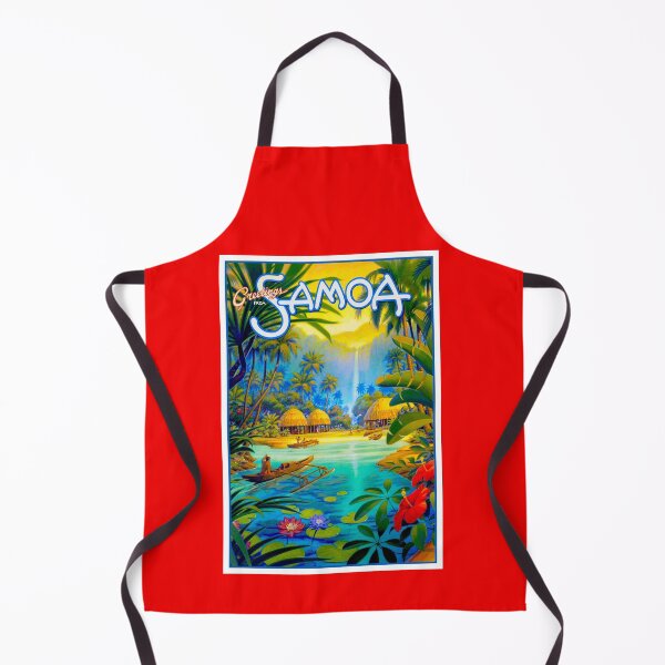 Item preview, SAMOA; Vintage Travel and Tourism Advertising Print designed and sold by posterbobs.