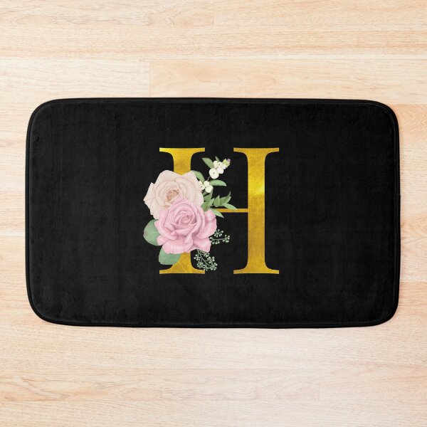 Item preview, Gold Floral Letter H | Wedding Letters designed and sold by SerendipityNow.