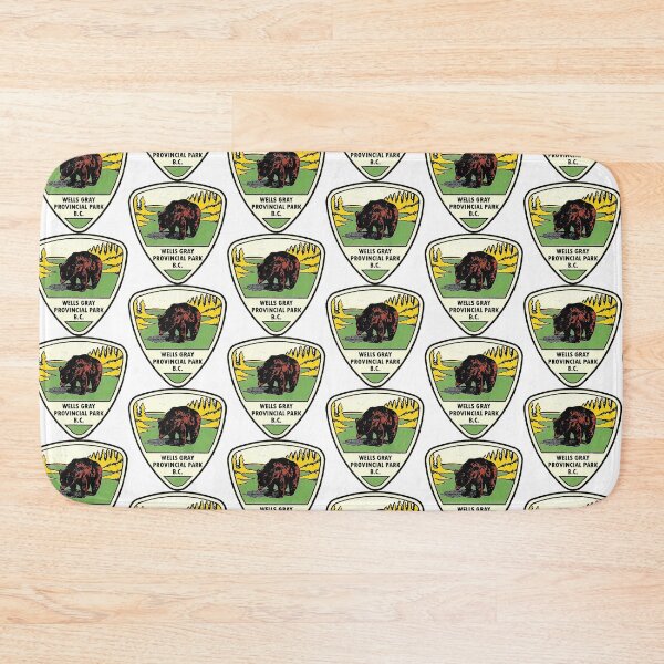 Item preview, Wells Gray Provincial Park Vintage Travel Decal designed and sold by hilda74.