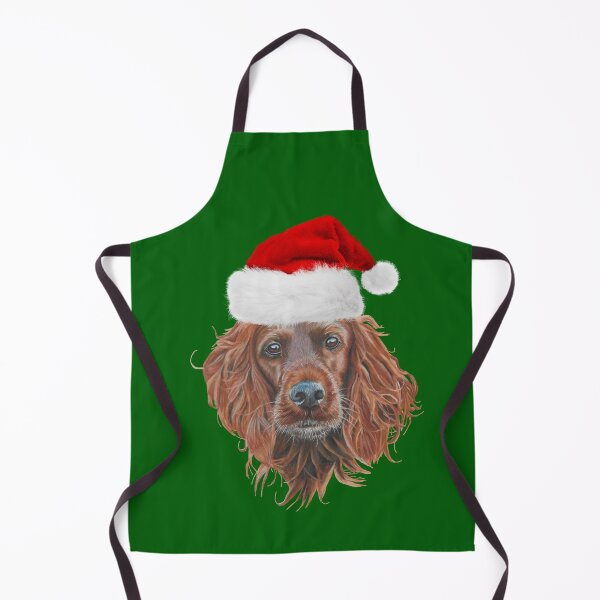 Item preview, Christmas Irish Setter designed and sold by cathyscreations.