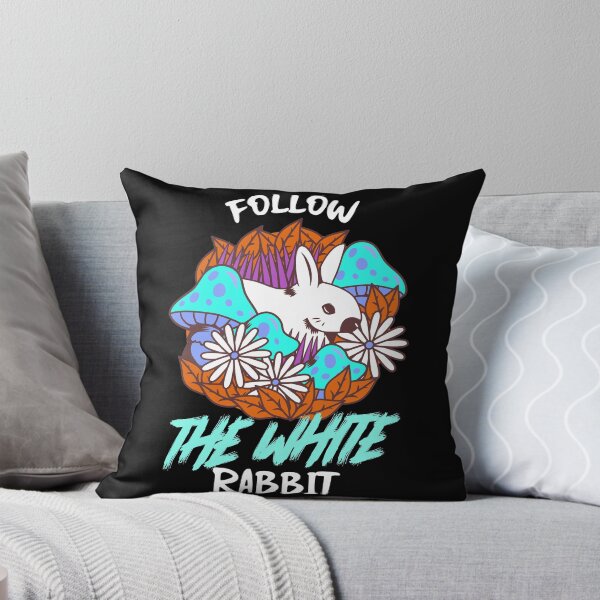 Item preview, Follow The White Rabbit / Magic Mushrooms / Magic Roots / Psychedelic designed and sold by RedBoyShop.