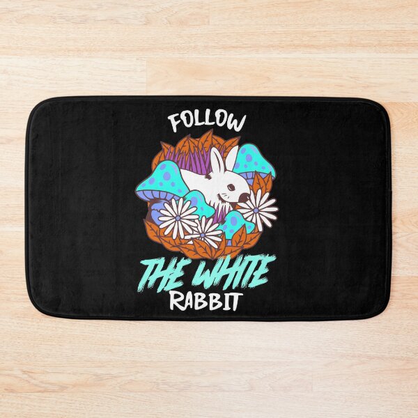 Item preview, Follow The White Rabbit / Magic Mushrooms / Magic Roots / Psychedelic designed and sold by RedBoyShop.