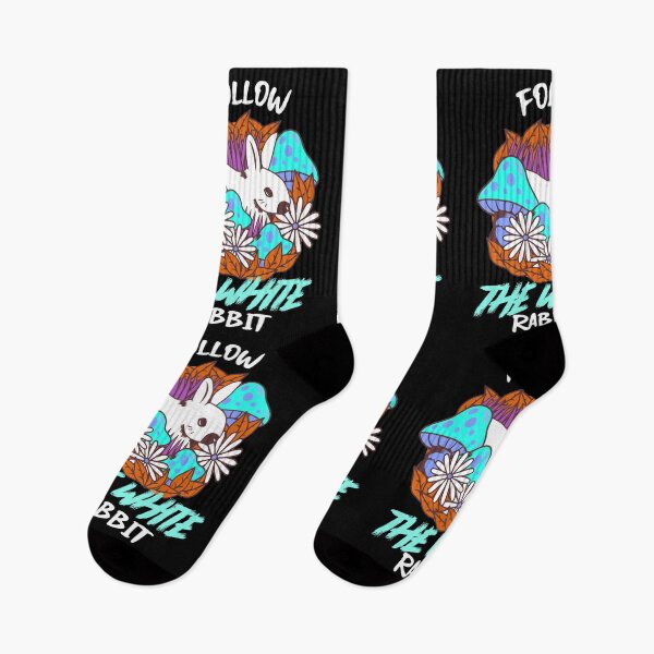 Item preview, Follow The White Rabbit / Magic Mushrooms / Magic Roots / Psychedelic designed and sold by RedBoyShop.