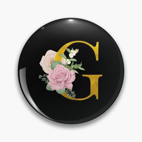 Item preview, Gold Floral Letter G | Wedding Letters designed and sold by SerendipityNow.