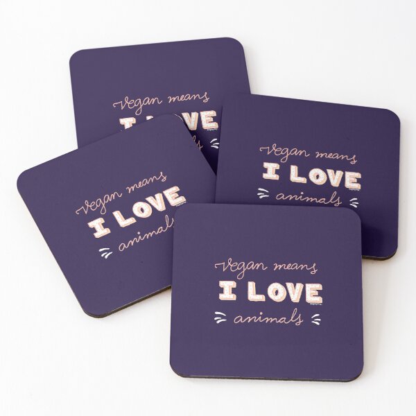 Item preview, I love animals designed and sold by vegansfacts.