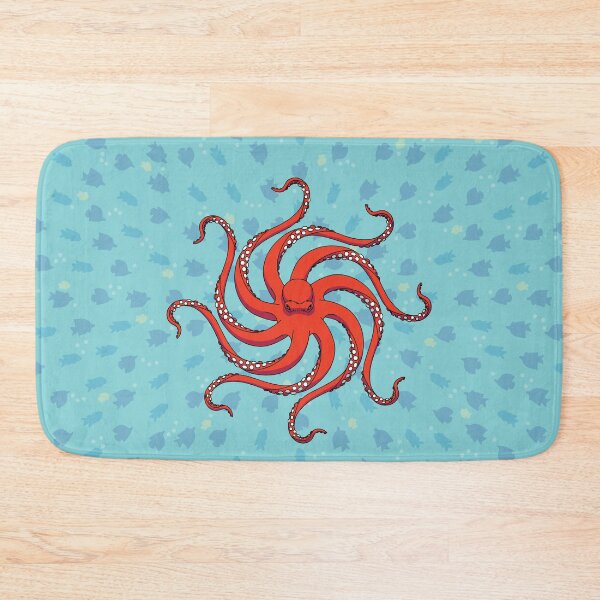 Item preview, Hypnotic Octopus Red & Fish designed and sold by Vorgus.