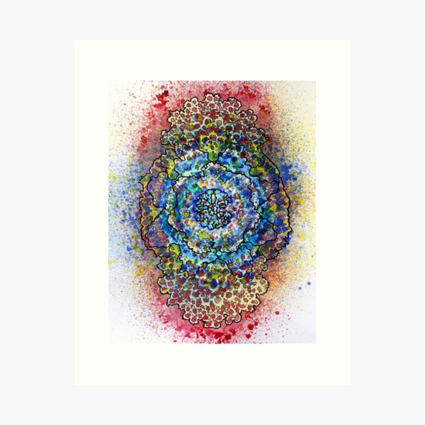 Stain 7 Art Print