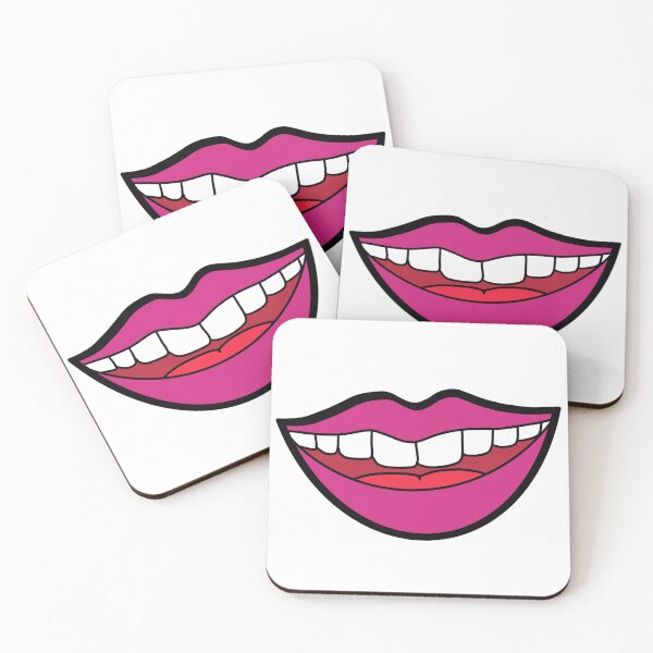 Item preview, animated cartoon mouth smile designed and sold by millafrlan.