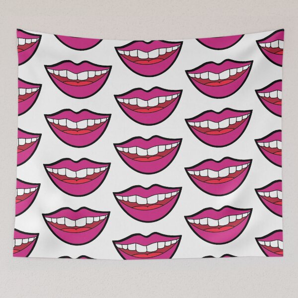 Item preview, animated cartoon mouth smile designed and sold by millafrlan.