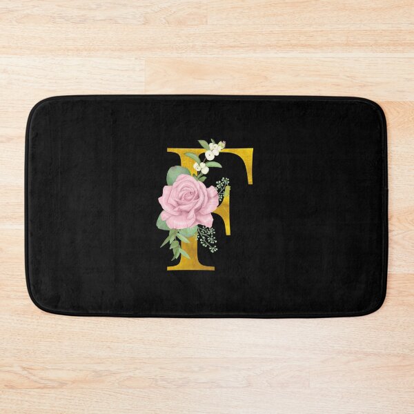 Item preview, Gold Floral Letter F | Wedding Letters designed and sold by SerendipityNow.