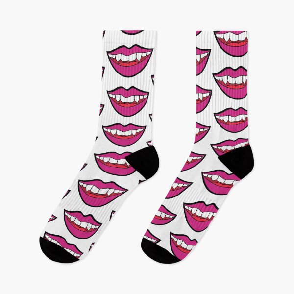 Item preview, vampire animated cartoon mouth smile designed and sold by millafrlan.