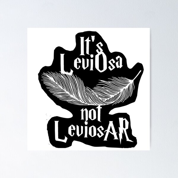 Quadro e poster Harry Potter - It's leviosa, not Leviosaa! » - Quadrorama